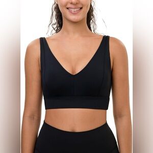 Luvrobes Sport Bra High Impact U Back Wireless Sports Bra Padded Workout Bra